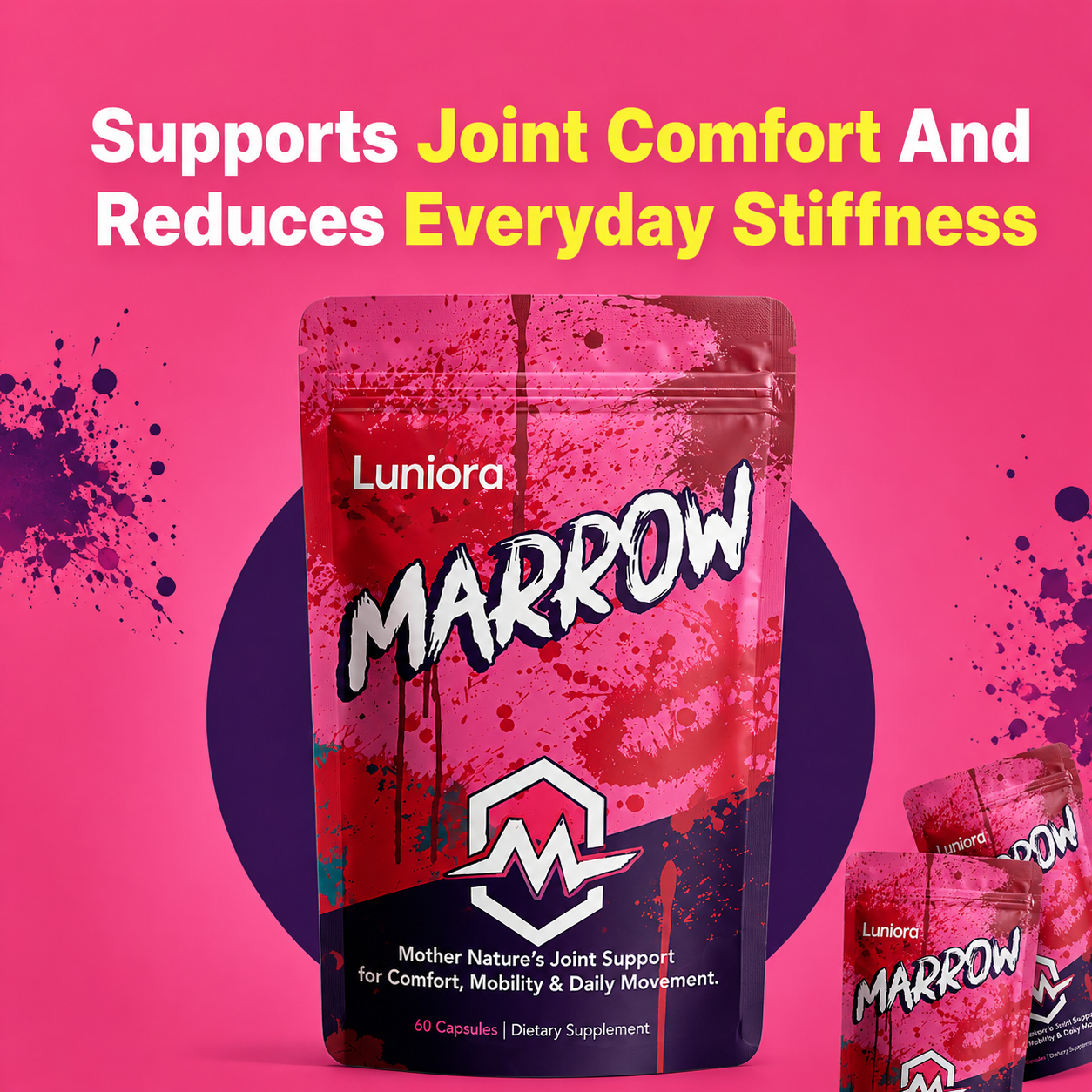 Luniora Marrow — Bone Marrow Joint Support for Women | Grass-Fed & Pasture-Raised