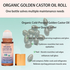 Castor Oil Rose Quartz Roll-On
